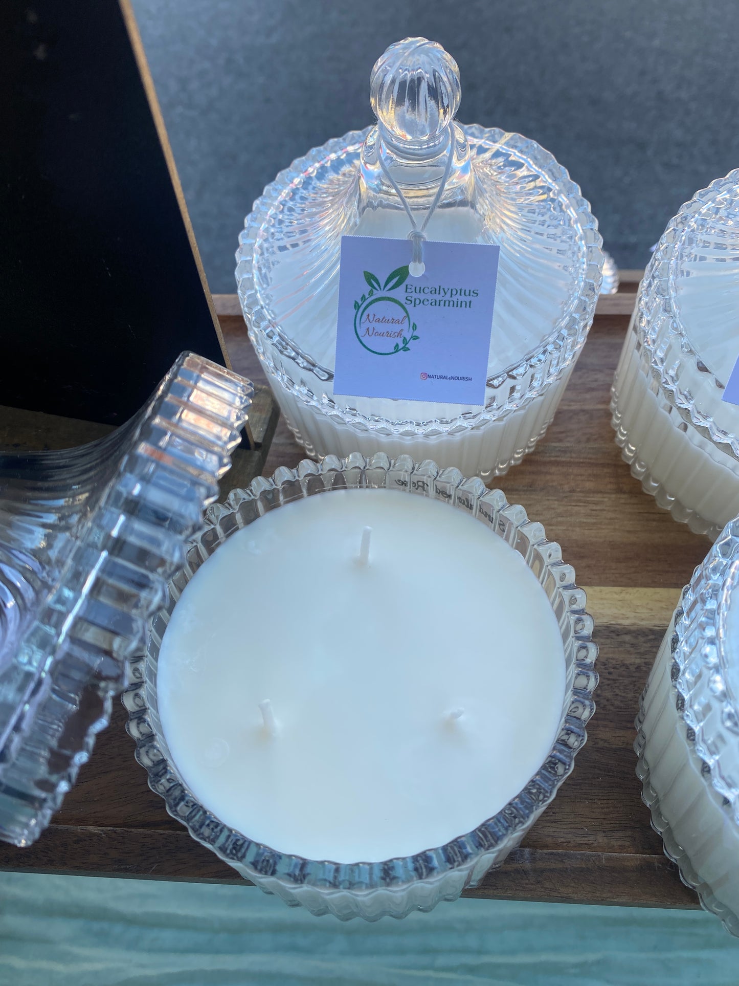 Large Candle Jar - Eucalyptus Spearmint