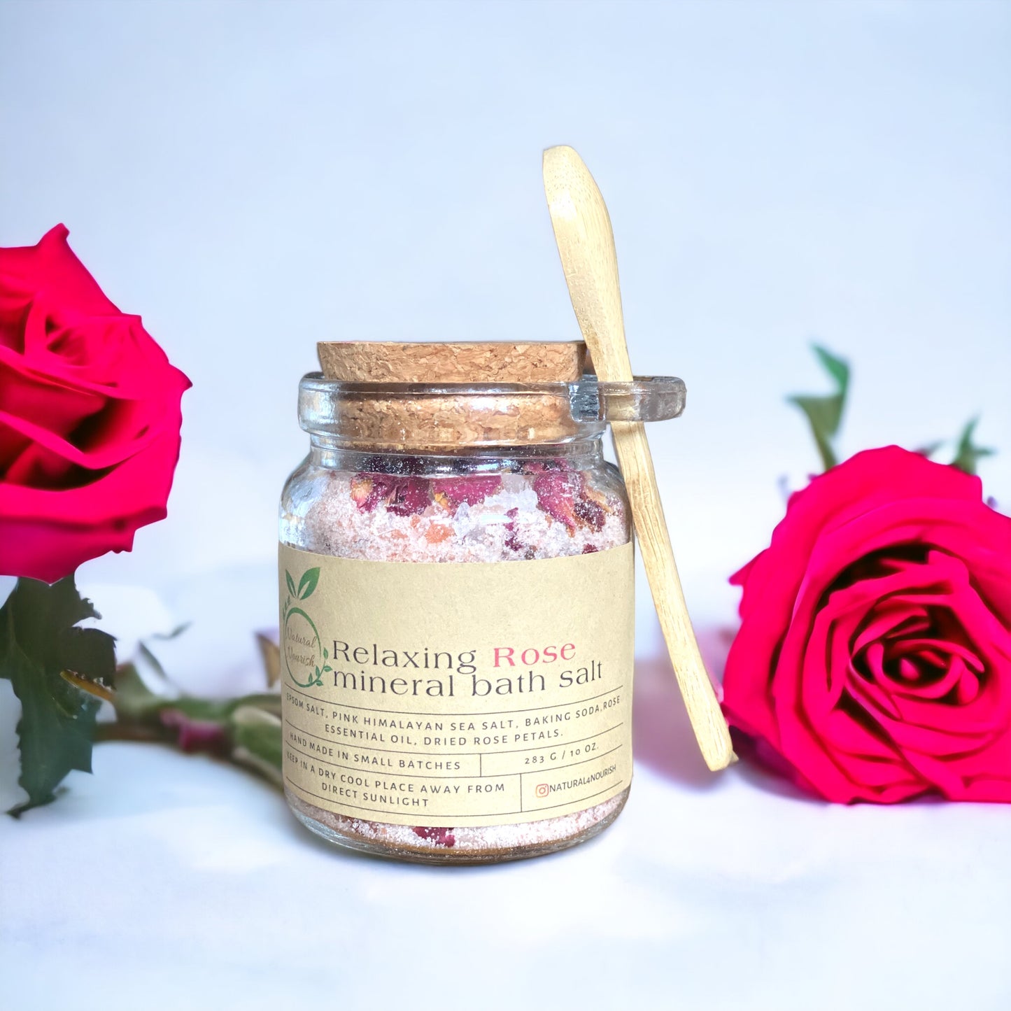 Rose Bath Salt - Jar