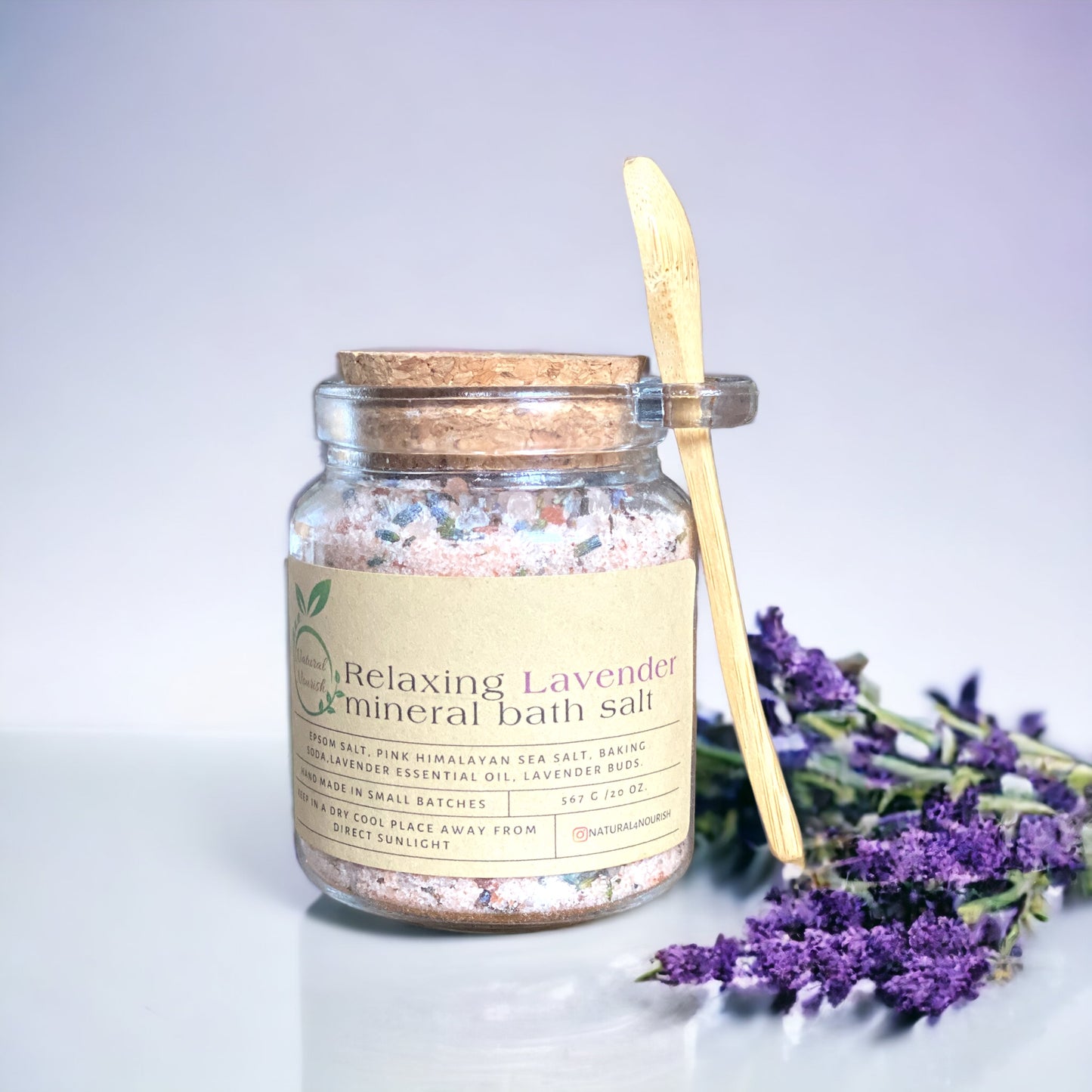 Lavender Bath Salt - Jar