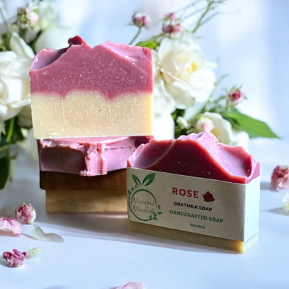 Rose - Goat Milk Soap Handmade Bar Soap