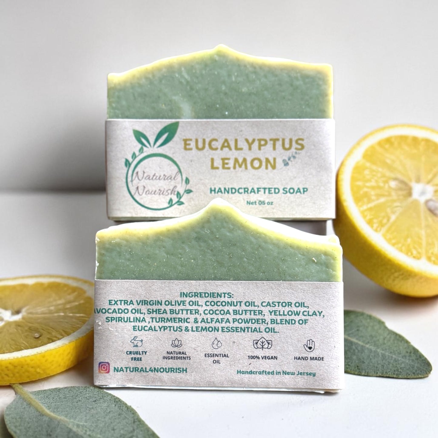 Eucalyptus Lemon - Handmade Bar Soap