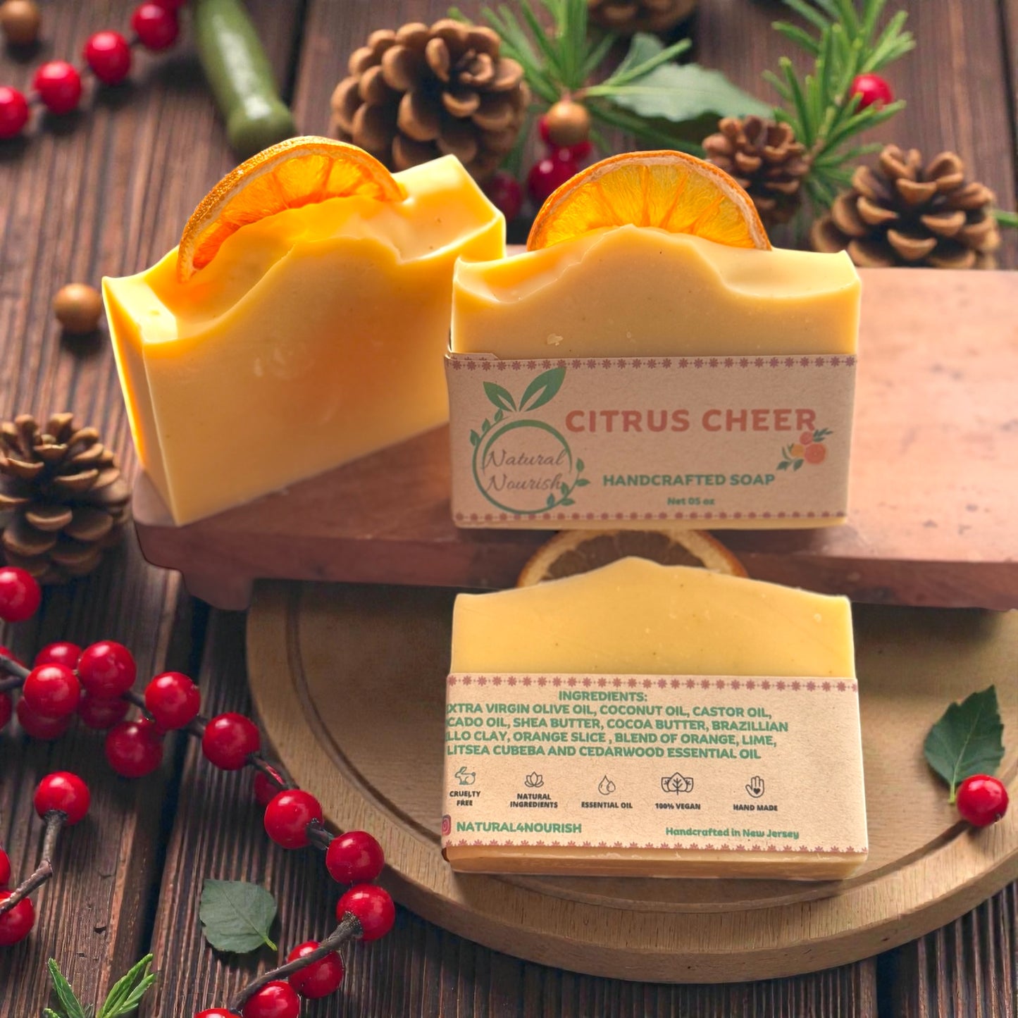 Citrus Cheer - Handmade Bar Soap