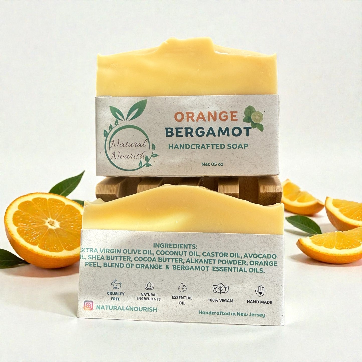 Orange Bergamot - Handmade Bar Soap