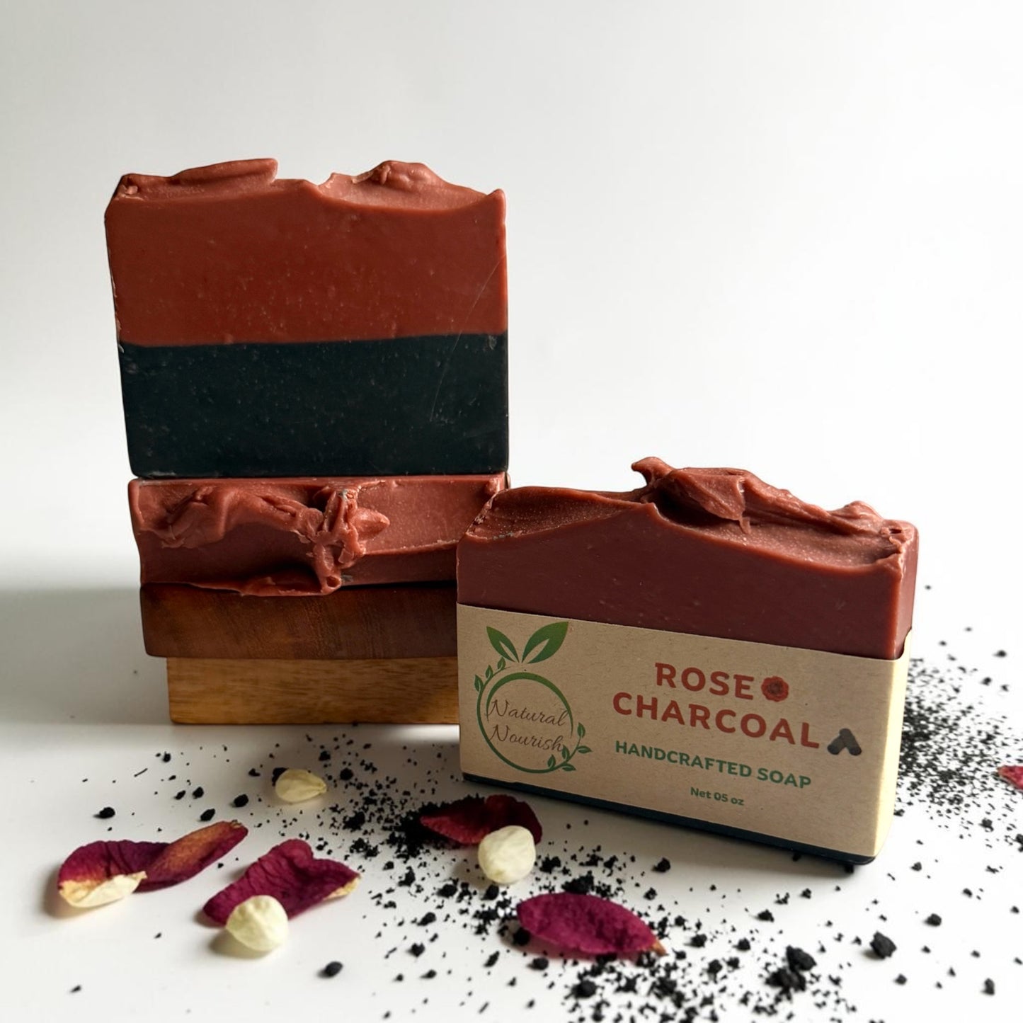 Rose Charcoal - Handmade Bar Soap