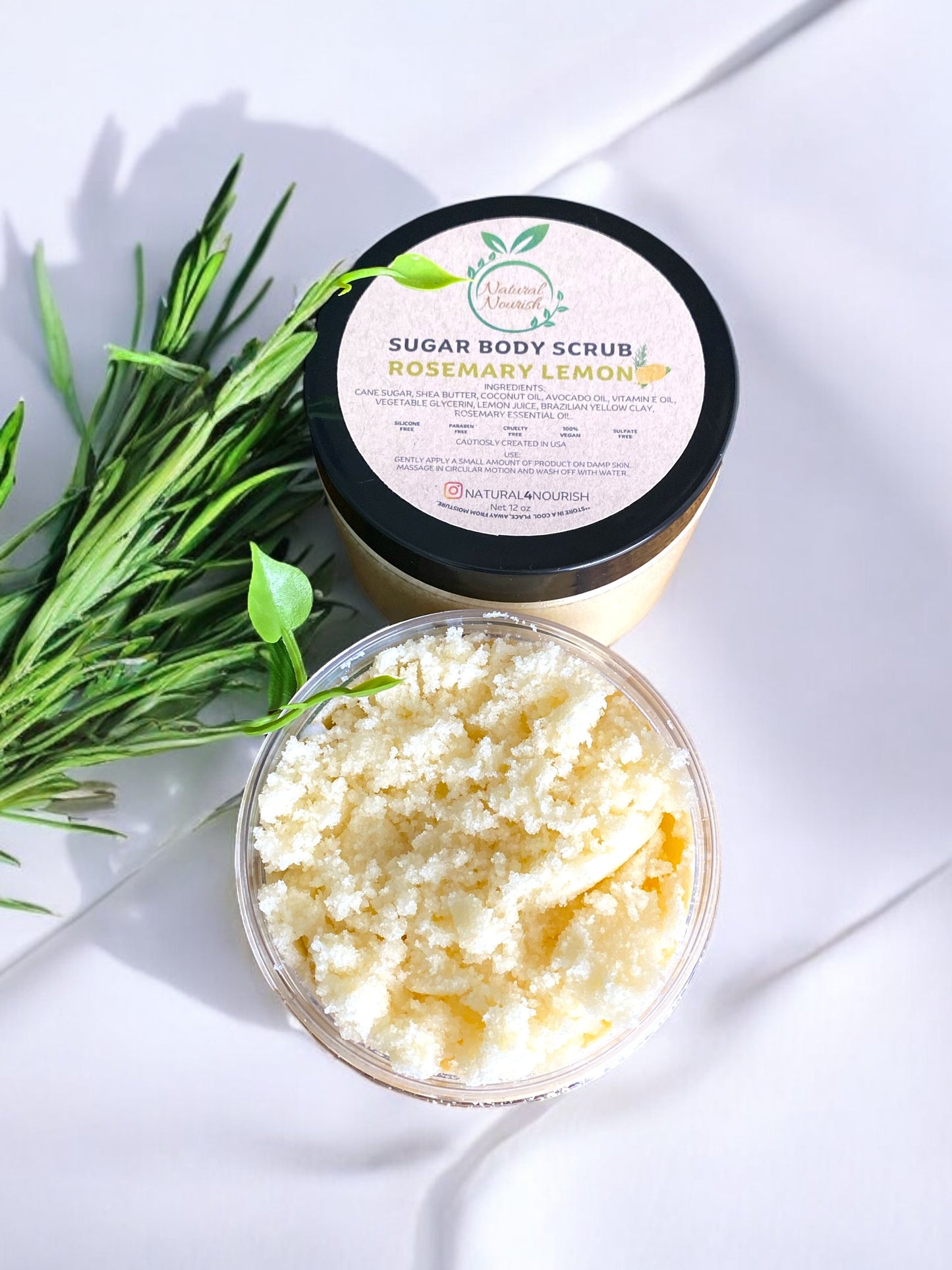 Sugar Scrub - Rosemary Lemon