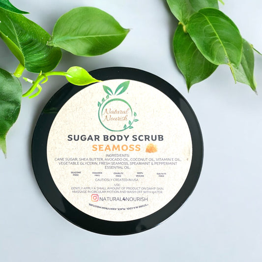 Sugar Scrub -Seamoss