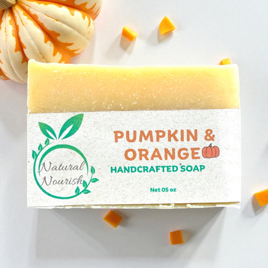*Winter Collection - Pumpkin & Orange - Handmade Bar Soap