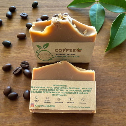 Coffee With Oats Exfoliating Bar - Handmade Bar Soap