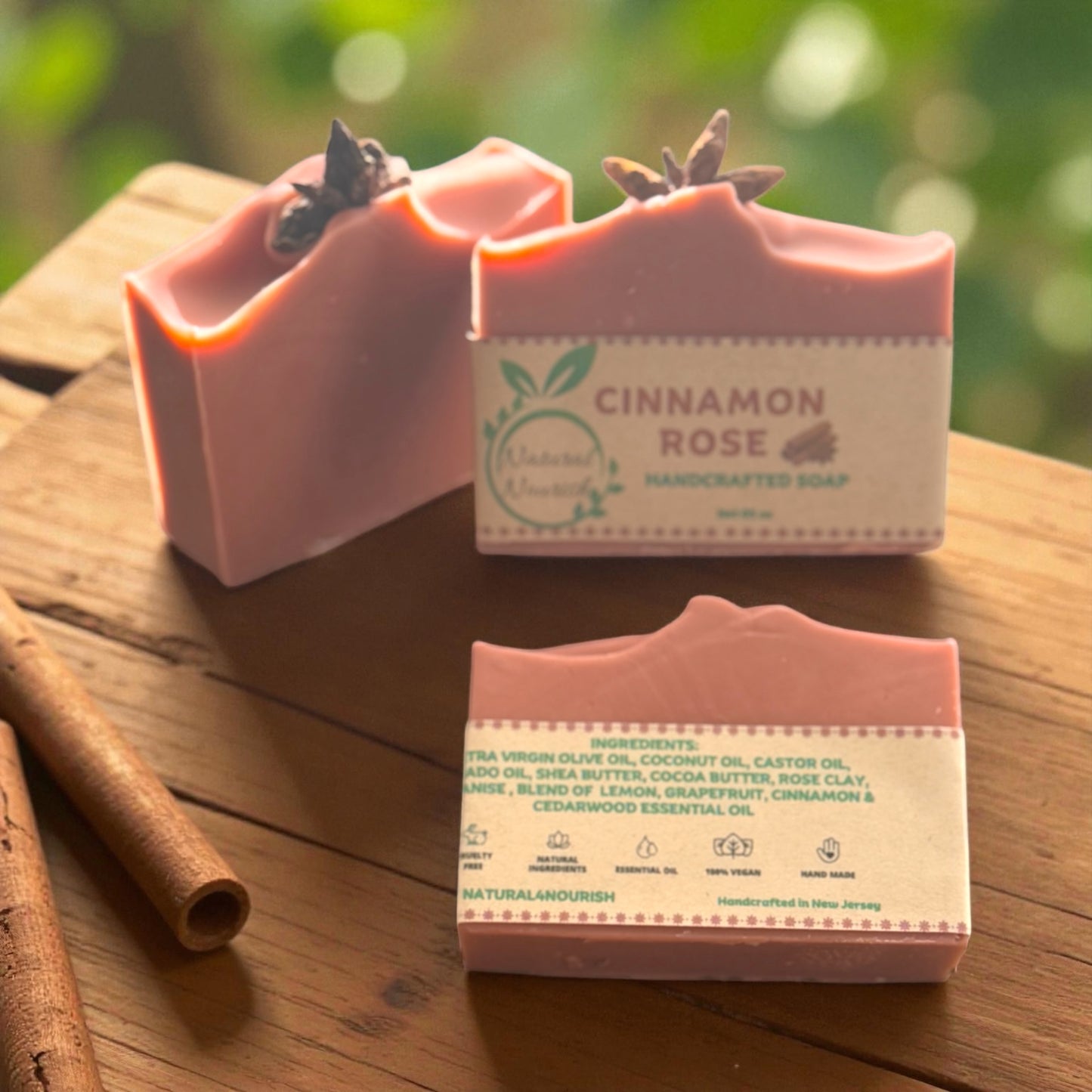 Cinnamon Rose - Handmade Bar Soap