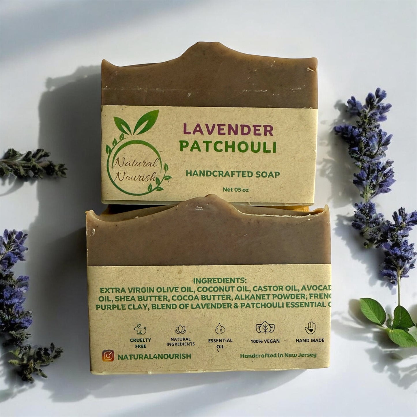 Lavender Patchouli - Handmade Bar Soap