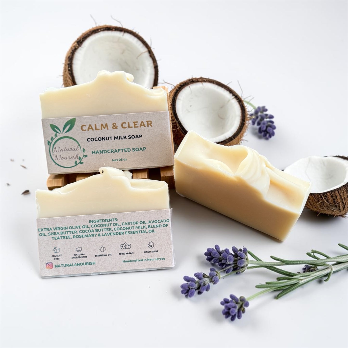 Calm & Clear - Handmade Bar Soap