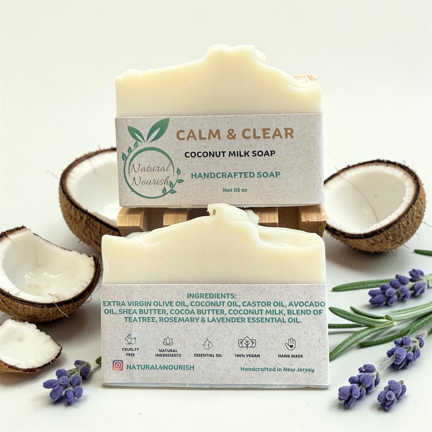 Calm & Clear - Handmade Bar Soap